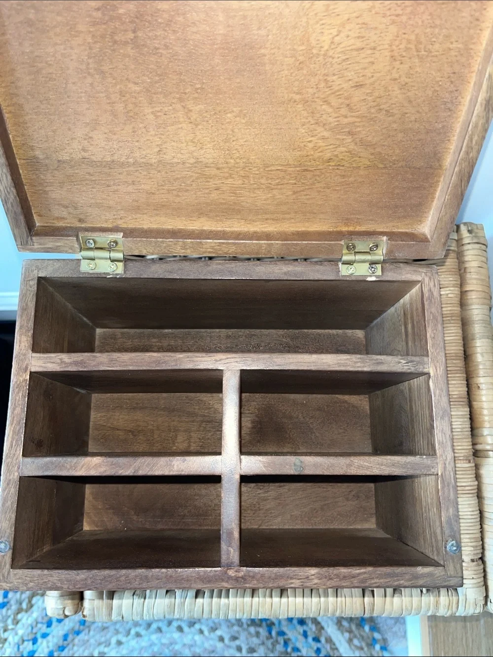 Anthropologie Terrain Mushroom Seed Storage Box NWT